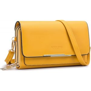 KALANKA-Sac T&eacute;l&eacute;phone Portable Femme - Petit Sac Bandouli&egrave;re Femme - Sac &agrave; Bandouli&egrave;re Femme en Cuir PU - Sac &Agrave; Bandouli&egrave;re Petit avec R&eacute;glables Bandouli&egrave;re - Neuf