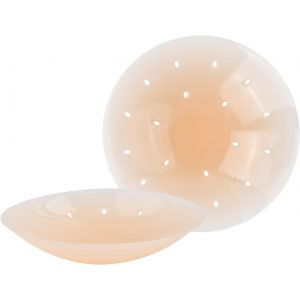 Meimie-Cache Teton, Réutilisable Cache-Tétons Cache Tetons Femme Avec Trou Respirant, Cache Teton Invisible En Silicone Auto-Adhésif Nipple Cover Couvre-Tétons Ultra-Mince Et Lavable Pour Femmes, 8cm - Neuf