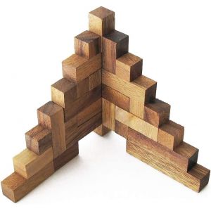 Pentamino Yasumi Casse-Tête,Jeu De Construction À Partir De 8 Ans Difficulté 6/6.En Bois Massif Aux Normes Ce,Marque Française Le Délirant.Imaginez Et Créez Une Infinité De Figures En 2D Et En 3D. - Neuf