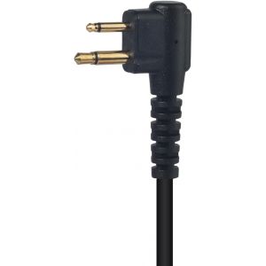 Oreillette Discrete &agrave; Tube Acoustique pour Talkie-Walkie,Casque avec Micro PTT,Compatible avec Motorola 2 Broches,pour CP040,DP1400,GP68,GP88,GP300,avec 5 Bouchons d'Oreille de Rechange - Neuf