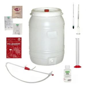 Kit Faire Son Vin, Kit De Fabrication De Vin - Avec Tonneau Plastique 60l, Grand - Neuf