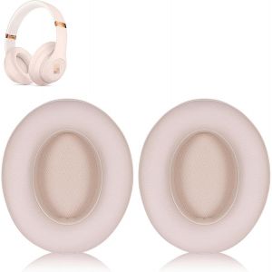 LORANKA-Coussinettes de rechange pour casque Beats Studio 2 & 3, filaire et sans fil, coussinets en mousse &agrave; m&eacute;moire de forme avec cuir prot&eacute;in&eacute; doux, Rose - Neuf