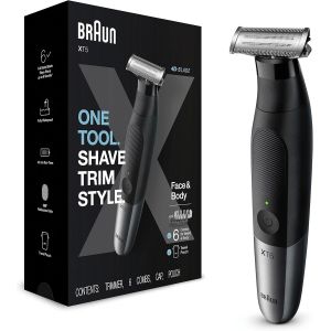 Chenquansarl-Series Xt5 Rasoir Électrique Rechargeable Et Tondeuse Hybride Homme, Pour Vi Et Corps Avec Lame Durable Et Pochette De Voyage Noir,Aine, Aisselles, Xt5200 - Neuf