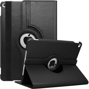(Noir)Nouvel Ipad De 9,7 2018 2017 / Ipad Air 2 Cas, 360 Degrés De Rotation De Stand De Couverture De Protection Automatique De La Veille Pour L'ipad De 9,7 Pouces (6e Gen, 5e Gén.) - Neuf