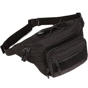 Sac de taille Molle Fanny Pack Bumbag Hip Running Bag Sacs banane pour hommes Dames Randonn&eacute;e Camping Running Dog - Neuf
