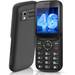 MEVRONISSHOP-T185 T&eacute;l&eacute;phone Portable 4G LTE Mini Basique D&eacute;bloqu&eacute; | Double SIM T&eacute;l&eacute;phone Portable Compact avec 1.8" LCD &Eacute;cran | Haut Volume | USB C| Num&eacute;rotation Rapide | Facile &agrave; Utiliser| Utiliser - Neuf