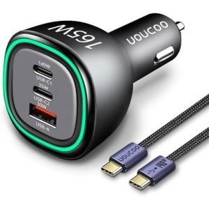Chargeur De Voiture Usb C Vers Usb C 5a/20v Usb-C Pd 3.0 Qc 4.0+/4.0 Pps Compatible Avec Macbook Pro Macbook Air Ipad Pro Galaxy S23 Ultra S23+S22 Pixel 7 Steam Deck Usb C Vers Usb C Pd - Neuf
