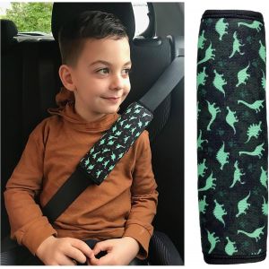 Ershi-1x Dino Dinosaures Protecteur De Ceinture De Sécurité Pour Ceinture De Sécurité Coussin D'épaule Coussin D'épaule Sièges D'a[5 - Neuf
