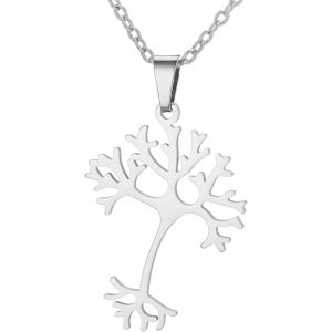 Kal-Magnifique Collier Neurone Pendentif Cellule Neurone Structure Neuronale Synapse Neuronale Biologie Cellulaire Bijoux Pour Docteur Neurologue Amateur De Sciences - Neuf