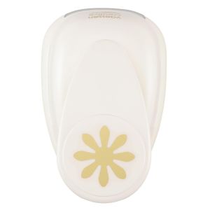 ChenQuanSarl-Poinçon À Motif Marguerite, Xl, Poinçon Jumbo, Grand Poinçon À Motif En Métal Et Plastique, Motif Perforé 50,5 X 50,5 Mm, Pour L'Artisanat Avec Du Papier, Pourpre - Neuf