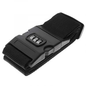 2M arc-en-ciel mot de passe verrouillage emballage sac à bagages avec sangle de bagages 3 chiffres mot de passe verrouillage boucle sangle ceintures à bagages - Neuf