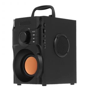 Enceinte Bluetooth sans fil haute puissance st&eacute;r&eacute;o avec caisson de basses, lecteur de musique avec entr&eacute;e auxiliaire, &eacute;cran LCD, radio FM, lecteur de carte TF et lecture de fichiers audio depuis une - Neuf