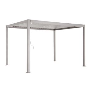 Pergola Bioclimatique Evora Argile - 4 X 3 M - Hesp&eacute;ride - Neuf