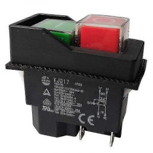 Interrupteur electromagnetique KJD17 220 V pour outils electriques d'exterieur - Neuf