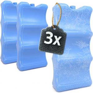 Eryi-® 3x Élément De Refroidissement Pour Canettes Et Petites Bouteilles - Pack De Glace Pour Canette - Packs De Glace Pour Glacière Et Sac Isotherme (3x Canette Compresse Froide) - Neuf
