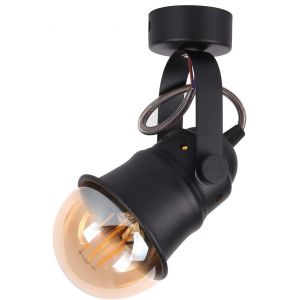 Fabur-Plafonnier Vintage Style Industriel,Led Projecteur,Applique Murale Intérieur Ajustable,Douilles E27, Pour Ampoules Jusqu'à 60w. (Ampoule Non Fournie) - Neuf