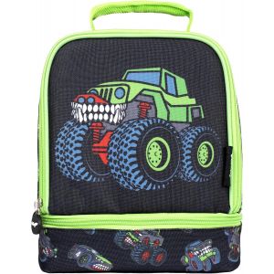 Sac À Déjeuner Isotherme De Haute Qualité | Sac Repas Enfants | Double Compartiment | Sac À Lunch Portatif À Compartiments Séparés Réutilisable | Lunchbox Et Boite A Gouter Enfant| École Primaire - Neuf