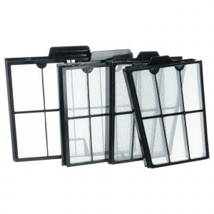 vhbw 4x filtre &agrave; grosse poussi&egrave;re compatible avec Dolphin Quantum S300, S200 aspirateur, nettoyeur piscine - Filtre large maille, 22 x 19,7 x 7,5 cm - Neuf