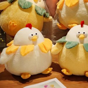 Poup&eacute;e En Peluche Poup&eacute;e L&eacute;g&egrave;re Finement Cousue Pp Coton Poussin Jouet En Peluche Pour Girlfriends_Yellow_43cm - Neuf