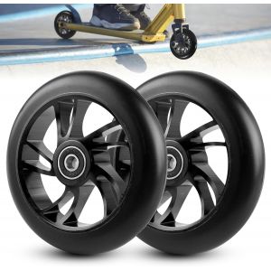 120mm Scooter Wheels, 2pcs Scooter Wheels, Scooter Wheels, Spare Wheels With Abec 9 Ball Bearings, For Rocking Cars, Extreme Cars, Scooters - Neuf