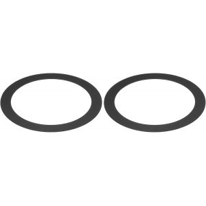 Kal-Anneau De Garniture En Métal Pour Luminaire, 2pcs, Diamètre Extérieur De 3,78 Pouces (96mm), Diamètre Intérieur De 2,99 Pouces (76mm), Couvre-Cercle, Finition Noir Mat. - Neuf