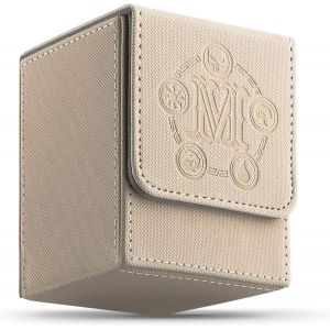 Boîte De Rangement Pour Cartes Mtg-Peut Contenir Plus De 100 Cartes Individuelles-Compatible Avec Les Jeux De Cartes À Collectionner Tcg,Yugioh,Etc. Blanc - Neuf