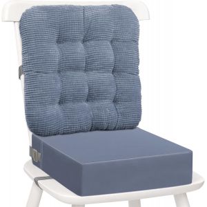 Rehausseur Chaise Enfant - 2 Réhausseurs Pour Enfants Avec Différentes Hauteurs Pour Manger, Rehausseur Amovible, Pu Imperméable À L'eau Facile À Nettoyer Rehausseur De Chaise (Beige) - Neuf