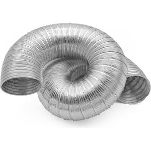 80 mm / 3m ¿ Air Ventilation Tuyau flexible en aluminium ¿ Pour VMC Simple et Double Flux Extracteur d'air ventilateur Gaine Grille aeration Climatiseur mobile Sortie d'air chaud et froid - Neuf