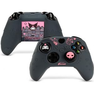 Coque de protection en silicone souple antid&eacute;rapant pour manette Xbox Series X/S,compatible avec les manettes Xbox avec 2 capuchons de pouce-KLM - Neuf