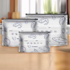 Lot De 30 Sacs De Rangement En Papier D'Aluminium R&eacute;utilisables Avec Fermeture &Eacute;clair - Sacs &Agrave; Sandwich Scell&eacute;s - Sacs &Agrave; D&eacute;jeuner - Neuf