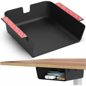 SUBZONAL-tag&egrave;re de Rangement Sous le Bureau &iquest; Organiseur pour Bureaux, Tables, Postes de Travail, Bureaux Assis, Debout, Remplace les Tiroirs, Plateaux, Paniers M&eacute;talliques et Autres - Neuf