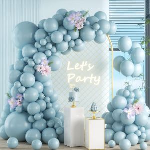 AYUHR-Kit arc de ballons Vert Sauge, 105 Pièces 5 10 12 18 pouces Kit de Guirlande de Ballon, Guirlande Ballons en latex Anniversaire Mariage Baby Shower Filles Femmes Garçons Homme Décorations de Fê - Neuf