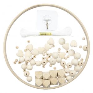 Kit De Carillon A Vent En Bois A Faire Soi-Meme, Kit De Cloche De Lit Mobile Pour Bebe Fait A La Main En Bois Pour Enfants, Bebes Filles Ou Garcons - Neuf