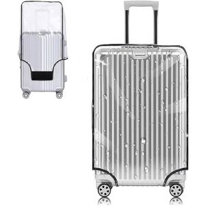 Housse de protection en PVC transparent, 71 cm, imperméable, pour valises et bagages de voyage - Neuf