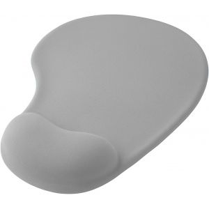 LKLJIJ-Tapis de Souris Repose Poignet, Mouse Pad avec Support en Gel, Tapis Souris Ergonomique Tissu Doux, Tapis de Souris Gris avec Base en Caoutchouc Antidérapant - Neuf