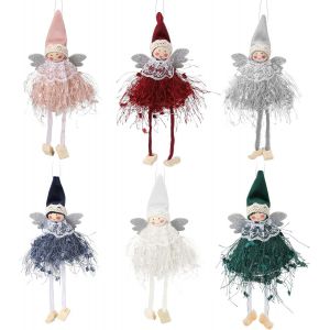 Pack de 6 Ange Accroch&eacute; des D&eacute;corations pour Arbres de No&euml;l, le Manteau de chemin&eacute;e, Fen&ecirc;tre, Cadeau&iquest;A&iquest; - Neuf