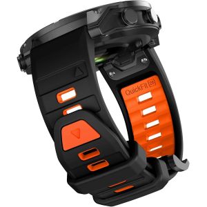 Bracciale Per Fenix 8 51mm, Sostituzione Del Bracciale In Silicone Morbido Per Fenix 5x,Fenix 6x,Fenix 7x,Epix Pro 51mm,Fenix 3,Hr,Quaitx3. - Neuf