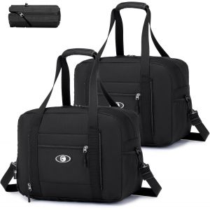 KALANKA-2X Sac de Voyage Pliable Cabine Avion Bagage Cabine 40x30x20 Wizzair Vueling Volotea Sac de Sport Imperméable Sac Weekend Femme Homme Bagage Portable Organisateur de Sac 25L - Neuf