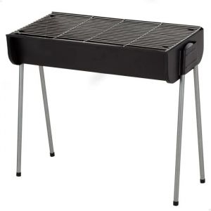 Barbecue &agrave; charbon en acier - AKTIVE - 60x30x55 cm - Facile &agrave; monter - Id&eacute;al pour jardin, terrasse, camping - Neuf