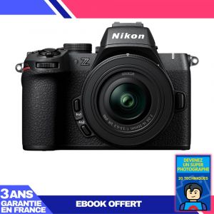 Boitier Nikon Z50 II + 16-50mm f/3.5-6.3 VR + Ebook 'Devenez Un Super Photographe - Neuf