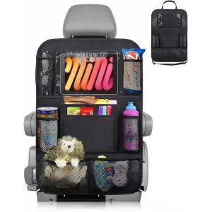 Subzonal-Organisateur De Voiture, Protege Siege Voiture, Organisateur Voiture Avec Tablette,Rangement Siege Voiture Pour Bouteilles Jouets Livres - Neuf