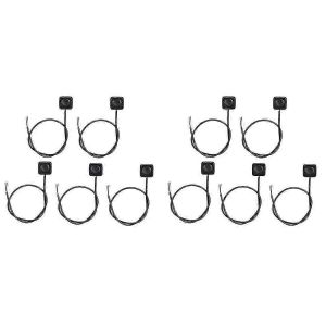 10Pcs Interrupteur Momentan&eacute; Bouton-Poussoir Momentan&eacute; ON Interrupteur Hors Interrupteur 12V 24V Montage En Surface Mini Bouton Interrupteur - Neuf