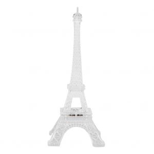 Hjlian Decoration Lumineuse Tour Eiffel A Led, Lampe Coloree Pour Gateau (3 Grandes Lumieres) - Neuf