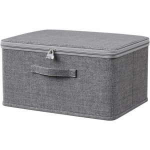 Yemaesre-Acesome Boîte De Rangement Verrouillable Pour Médicaments, Boîte À Pharmacie Avec Serrure À Combinaison, Boîte De Rangement Pour Bonbons, Jouets (30 X 20 X 14 Cm) - Neuf