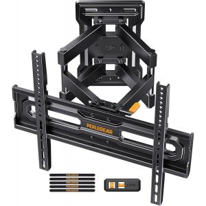 Loc-Support Mural Tv Orientable Et Inc Ble Pour Tv De 23 À 70 Pouces Jusqu'À 50 Kg,Support Tv Ajustable Avec Inc Ison,Vesa 400X400Mm,Pgmf18 - Neuf