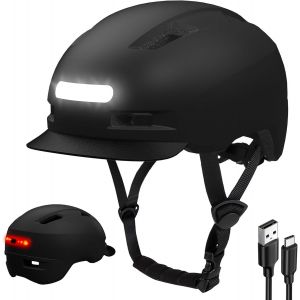 Subzonal-Casque De V&eacute;lo,Lumi&egrave;re Avant Et Arri&egrave;re (Led) 5 Modes D'&eacute;clairage Pour Hommes Et Femmes Casque De V&eacute;lo L&eacute;ger Pour Le Cyclisme Trekking - Neuf