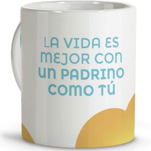 Eryi-Cadeau Parrain Tasses Originales À Offrir Cadeau Parrain Cadeaux Parrain Cadeaux Parrain Tasse Céramique 330 Ml Fba 2024 - Neuf