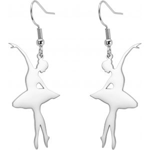 Kal-Boucles D'oreilles Gymnastique Ballerine Boucles D'oreilles Danse Ballerine Boucles D'oreilles Pendantes Danse Ballerine Inspiration Bijoux Danse Ballerine Cadeaux De Récital Pour Femmes - Neuf