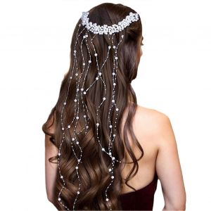 Peigne &iquest;&iquest; Cheveux De Mariage Orn&iquest;&iquest; De Perles | Pince &iquest;&iquest; Cheveux D&iquest;&iquest;Corative Pour Occasions Festives, Accessoire De T&iquest;&ordm;te &iquest;&iquest;L&iquest;&iquest;Gant, Blanc, 15 Cm - Neuf