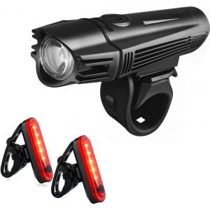 Feu Arri&egrave;re De V&eacute;lo (2pcs),Lumi&egrave;re V&eacute;lo Avant Et Arri&egrave;re Rechargeables Par Usb,Rotatif &Agrave; 360&deg; 2200mah Phare De V&eacute;lo Et Feux Arri&egrave;re Pour V&eacute;lo,&Eacute;tanche Lampe Led Pour V&eacute;lo,Vtt,Vtc,Bicyclette,Etc - Neuf